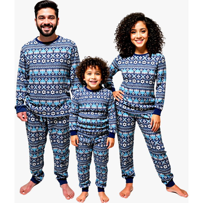 Kids' Unisex Jogger Pajama Set, Hanukkah Festival of Lights - Pajamas - 3