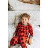 Kids' Unisex Jogger Pajama Set, Red Buffalo - Pajamas - 2