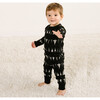 Baby PJ Set, Black Tree - Pajamas - 2