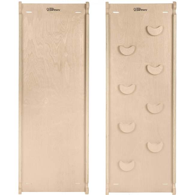 2-in-1 Climbing Ramp/Slide, Natural