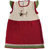 Holiday Dog Dress, Cream - Dresses - 1 - thumbnail