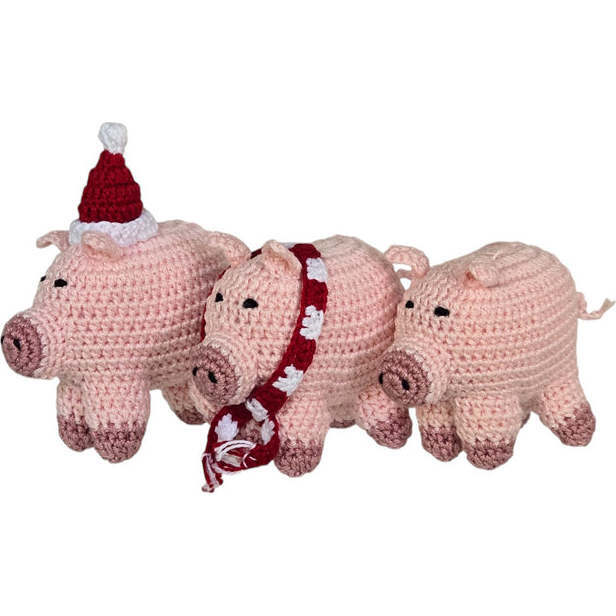 Crochet Pig Ornaments