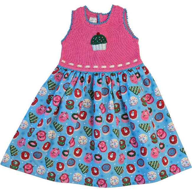 Holiday Sweets Dress, Blue