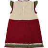 Holiday Dog Dress, Cream - Dresses - 2