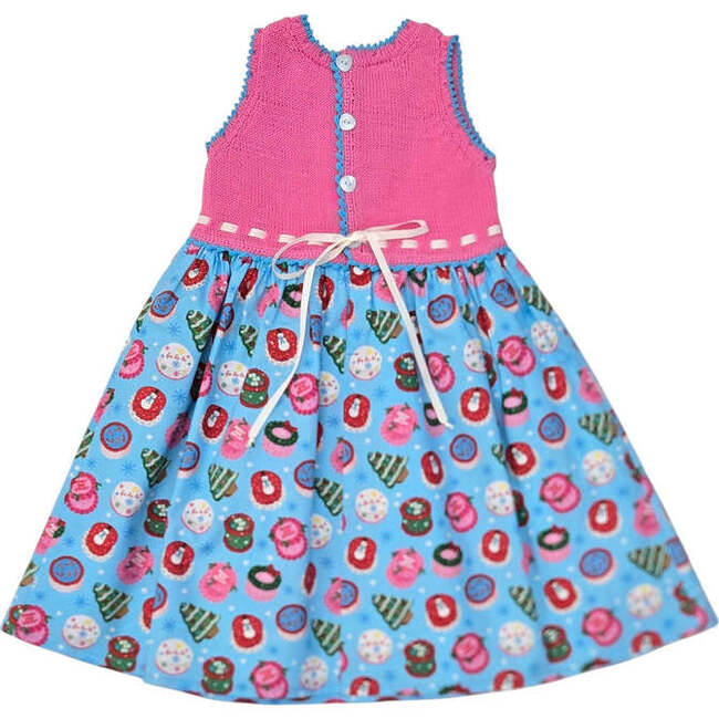 Holiday Sweets Dress, Blue - Dresses - 2