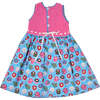 Holiday Sweets Dress, Blue - Dresses - 2