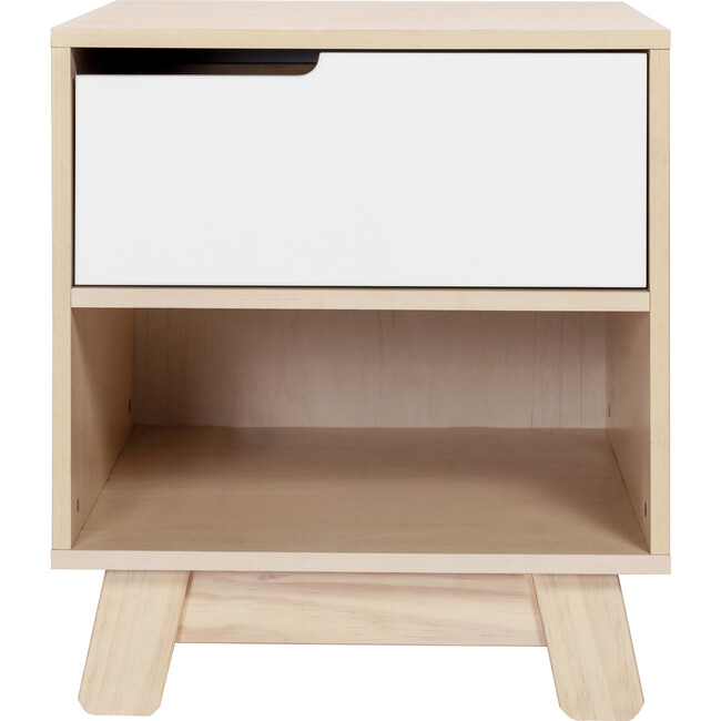 Hudson Nightstand with USB Port, Washed Natural