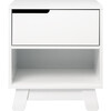 Hudson Nightstand with USB Port, White - Nightstands - 1 - thumbnail