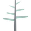 Spruce Tree Bookcase, Grey/Cool Mint - Bookcases - 2 - thumbnail
