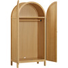 Bondi Cane Assembled Armoire in Honey - Storage - 4