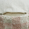 Vichy Plush Tablecloth-Inspired Pouf, Rose - Ottomans - 4