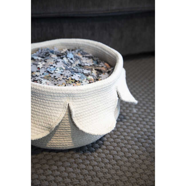 Petals Cotton Basket, Ivory - Storage - 6