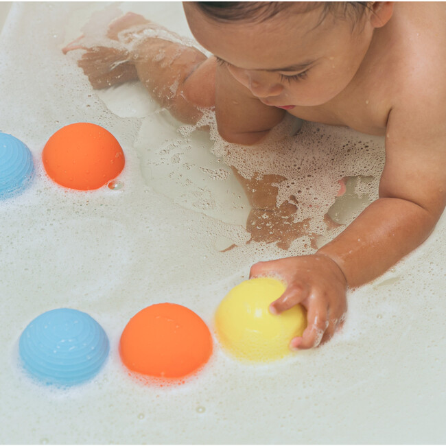 All-in-One Baby Ball for Sensory Bath & Play, Yellow - Developmental Toys - 4
