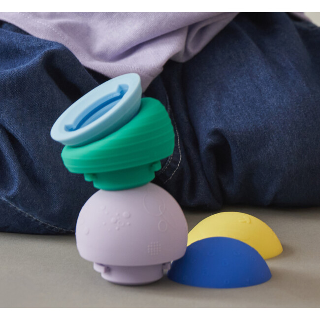 All-in-One Baby Ball for Sensory Bath & Play, Green - Developmental Toys - 5