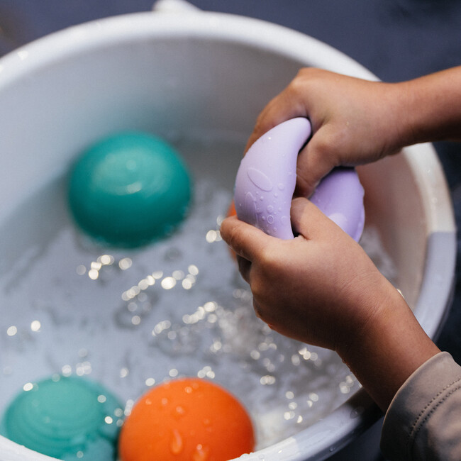 All-in-One Baby Ball for Sensory Bath & Play, Lilac - Developmental Toys - 5