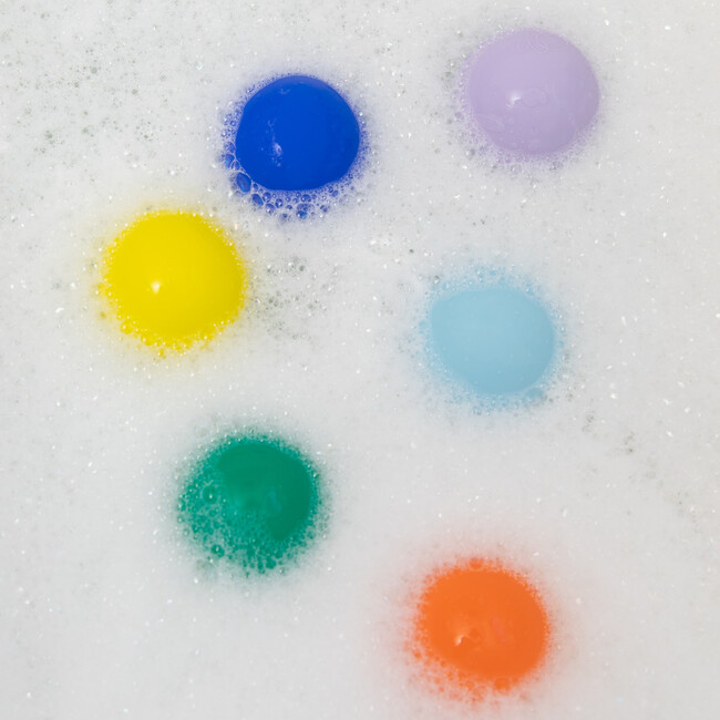 All-in-One Baby Ball for Sensory Bath & Play, Blue - Developmental Toys - 4