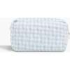 Toiletry Pouch, Blue Gingham - Bath Accessories - 2