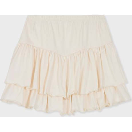 Organic Cotton Jersey Skort, Natural