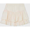 Organic Cotton Jersey Skort, Natural - Skirts - 1 - thumbnail