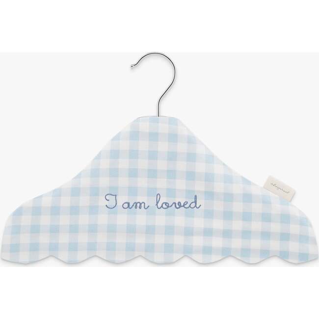 Children's Hanger, Blue Gingham - Keepsakes & Mementos - 2