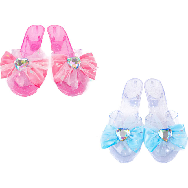 Dancing Diva Pink and Blue Shoes, 2-piece Bundle