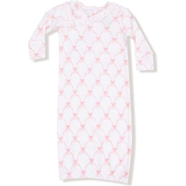 Kimono Gown Ribbon Bow Trellis