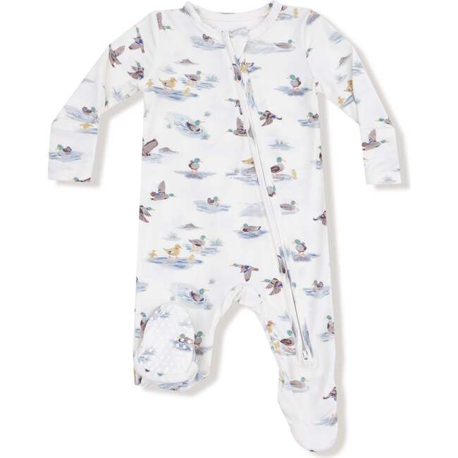 2 Way Zipper Footie Migrating Mallards