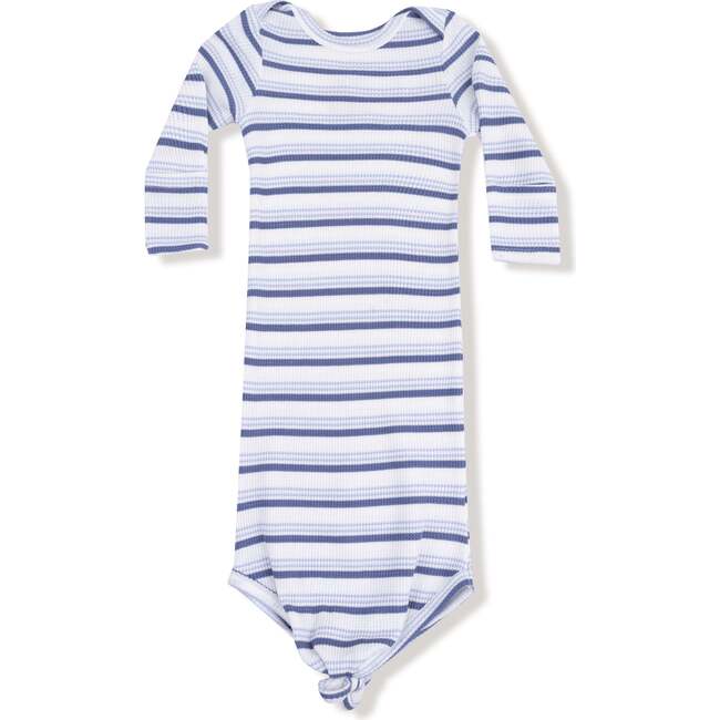 Knotted Gown Vintage Stripe, Blue
