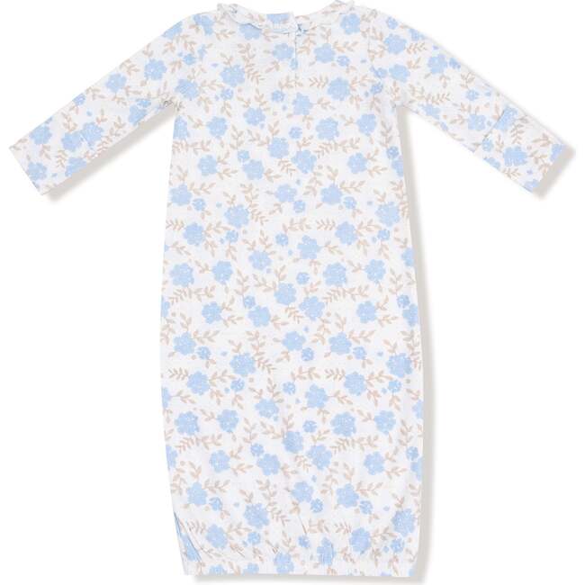 Kimono Gown Baby Blue Floral