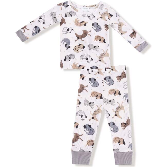 Long Sleeve Loungewear Set Cozy Pups