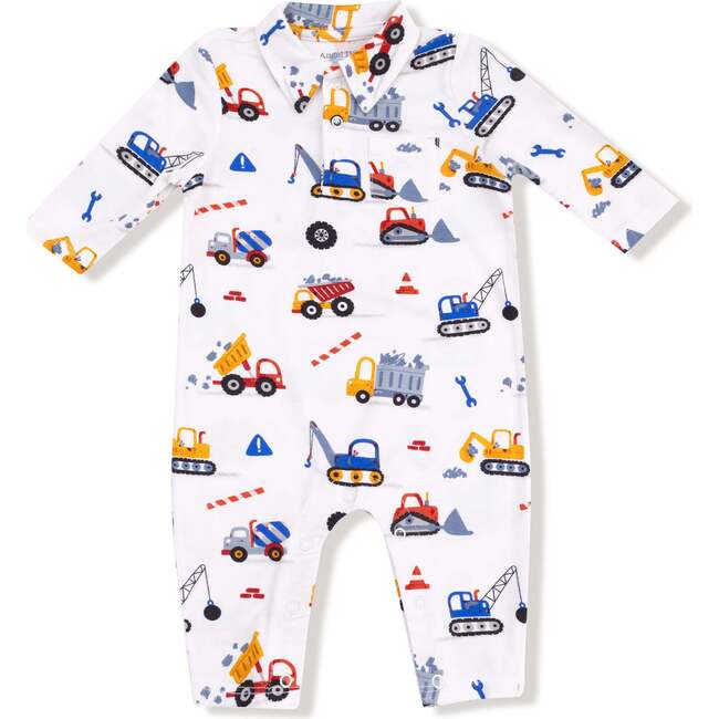 Polo Romper Crayon Construction