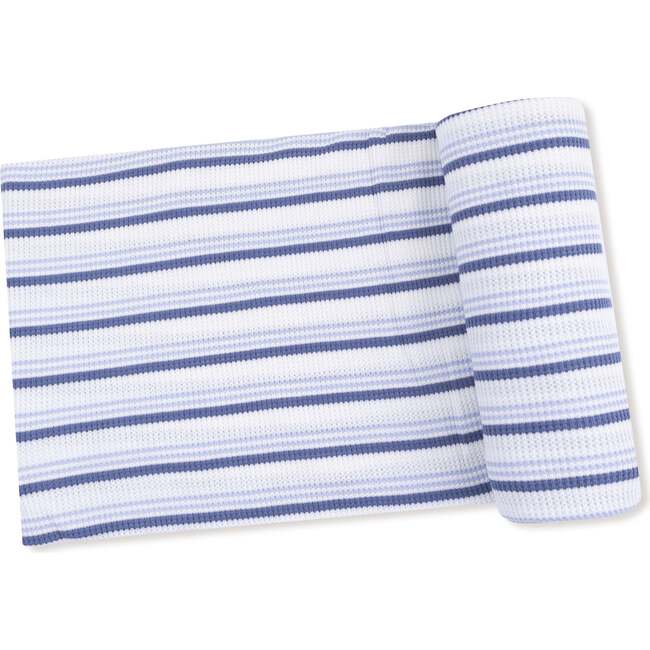 Swaddle Blanket Vintage Stripe, Blue