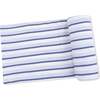 Swaddle Blanket Vintage Stripe, Blue - Swaddles - 1 - thumbnail