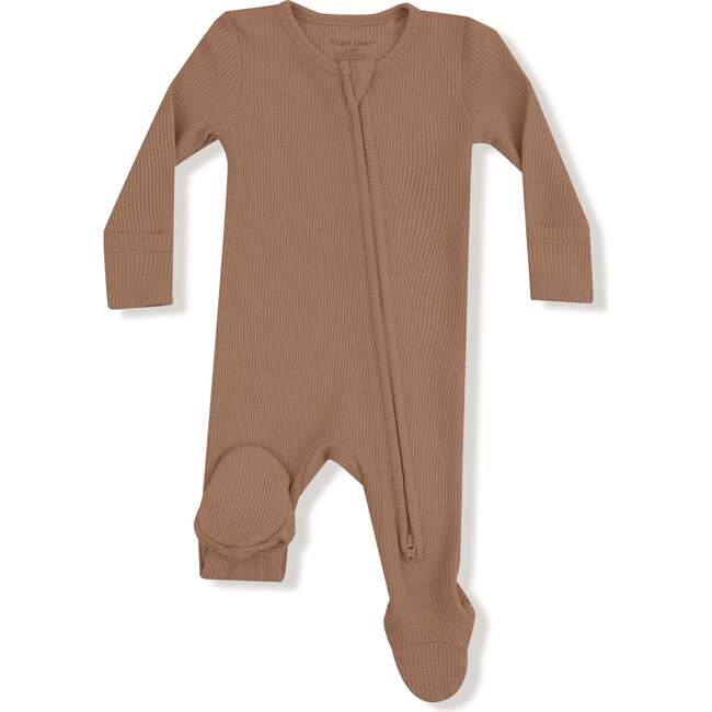 2 Way Zipper Footie Cinnamon Swirl