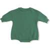 Green Golf Sweatshirt Bubble - Rompers - 2
