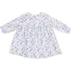 Simple Long Sleeve Peter Pan Collar Dress + Diaper Cover Country Girl Floral - Dresses - 2