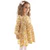 Ruffle Long Sleeve Dress + Ribbed Legging Sweet Amber Floral - Mixed Apparel Set - 2