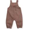 Yoke Ruffle Overall Corduroy, Chocolate Malt - Overalls - 2