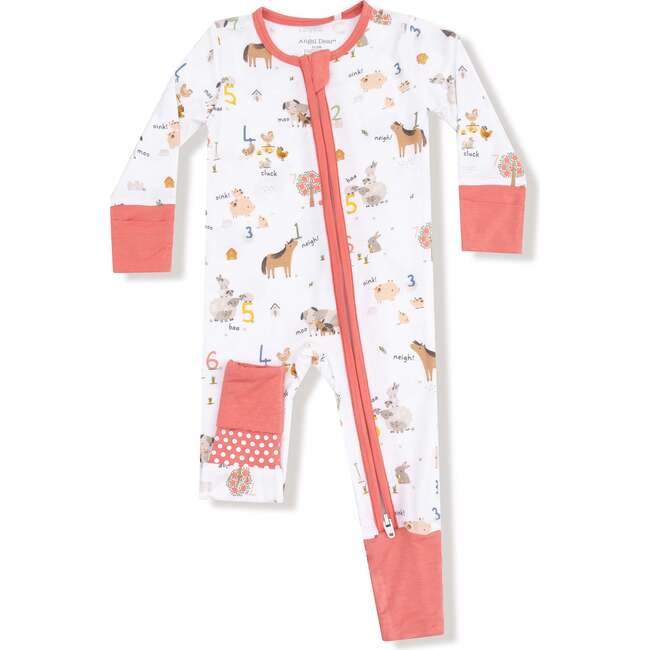 Convertible Romper Farm Sounds
