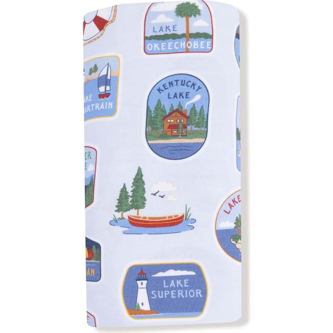 Swaddle Blanket Lake Stickers - Swaddles - 2