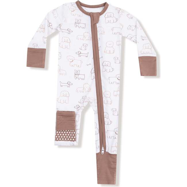 Convertible Romper Neutral Pups