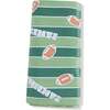 Swaddle Blanket, Green Football - Swaddles - 2