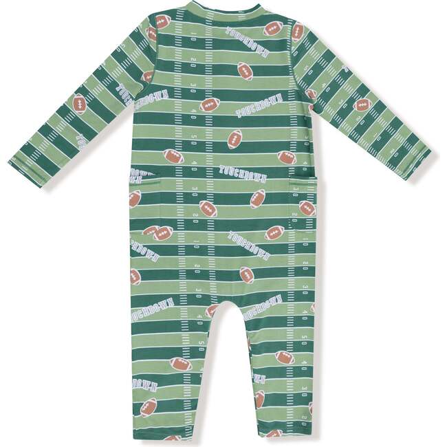 Uni Romper, Green Football - Rompers - 3