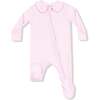 Peter Pan 2 Way Zipper Footie, Pink Stripe - Footie Pajamas - 1 - thumbnail