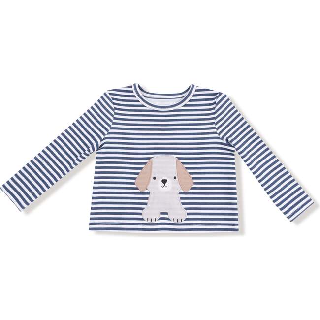Uni Long Sleeve Shirt Puppy Stripes