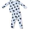 Long Sleeve Loungewear Set Black Bears - Mixed Apparel Set - 1 - thumbnail