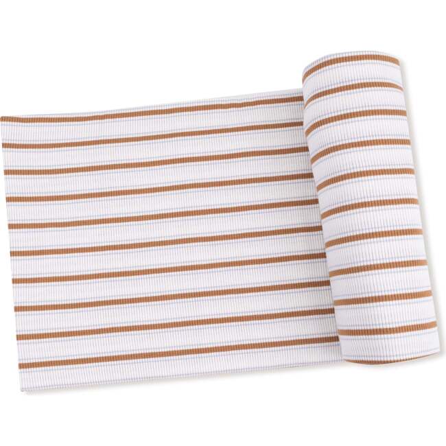 Swaddle Blanket Basics, Vintage Stripe-Brown