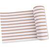 Swaddle Blanket Basics, Vintage Stripe-Brown - Swaddles - 1 - thumbnail