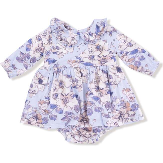 Long Sleeve Peter Pan Ruffle Collar Bubble with Skirt Woodrose, Peri