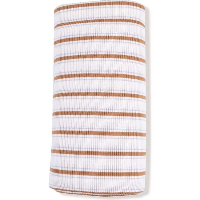 Swaddle Blanket Basics, Vintage Stripe-Brown - Swaddles - 2